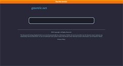 Desktop Screenshot of gmetric.net